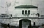 Sostegno sul canale Battaglia, a sinistra la anguriara, anni 50.Da -Canale Scaricatore- P.G.Zanetti (Fabio Fusar)